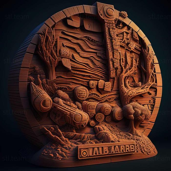 3D model Mars War Logs game (STL)